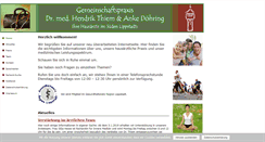 Desktop Screenshot of praxis-thiem-doehring.de